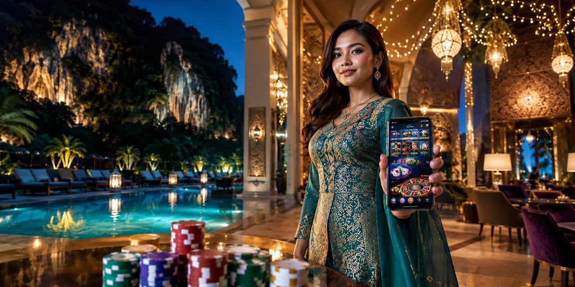 Pengguna di Ipoh menikmati sesi kasino langsung sempena perayaan Hari Raya bersama ts25